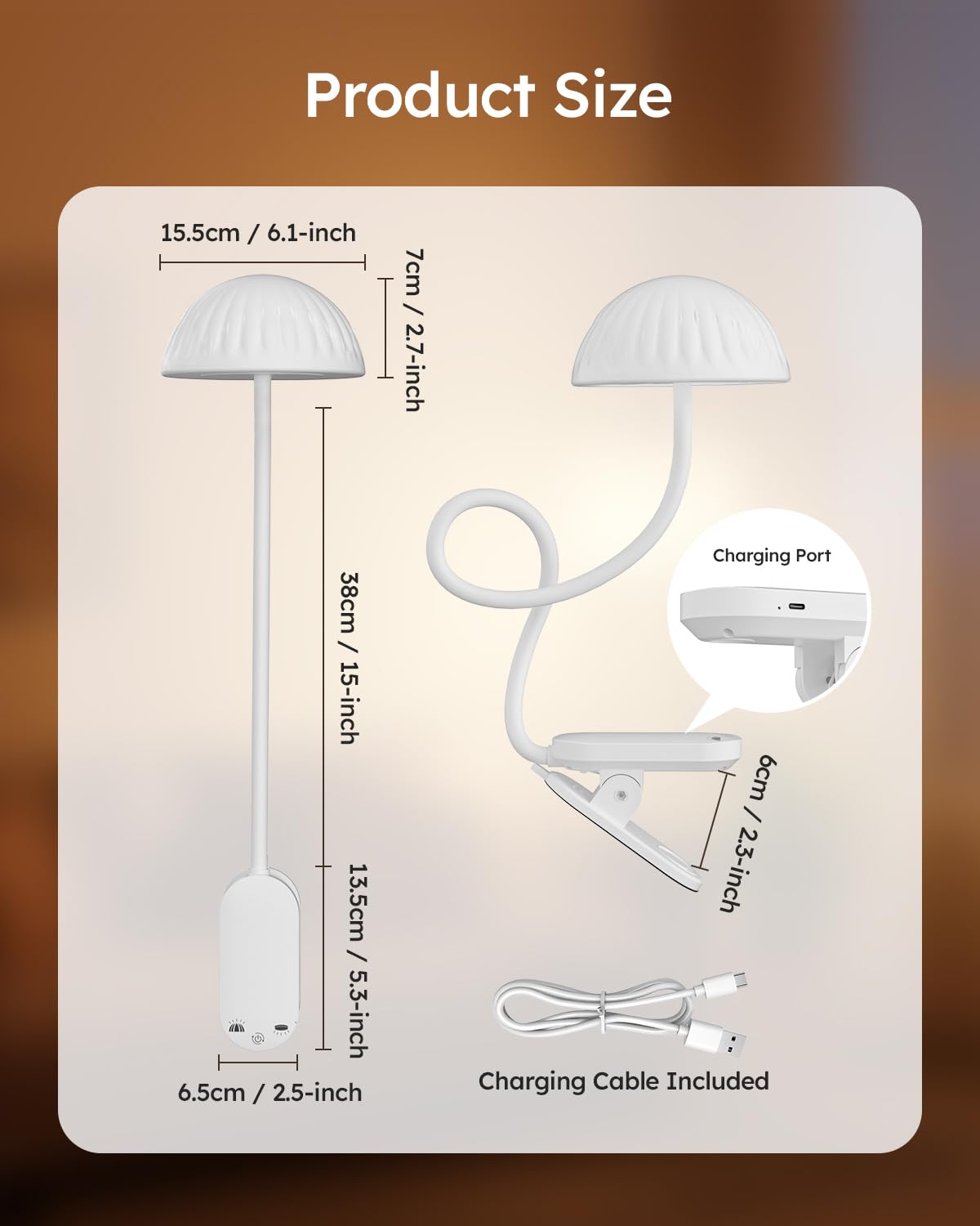 ZAPLIT mushroom design adds a modern touch to the room.