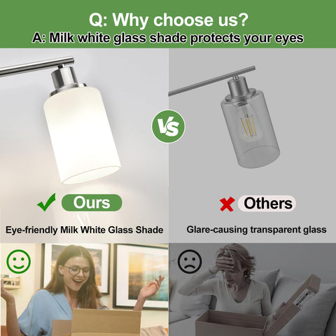Zarbitta bathroom light suits mirrors, bedrooms, hallways and living spaces.