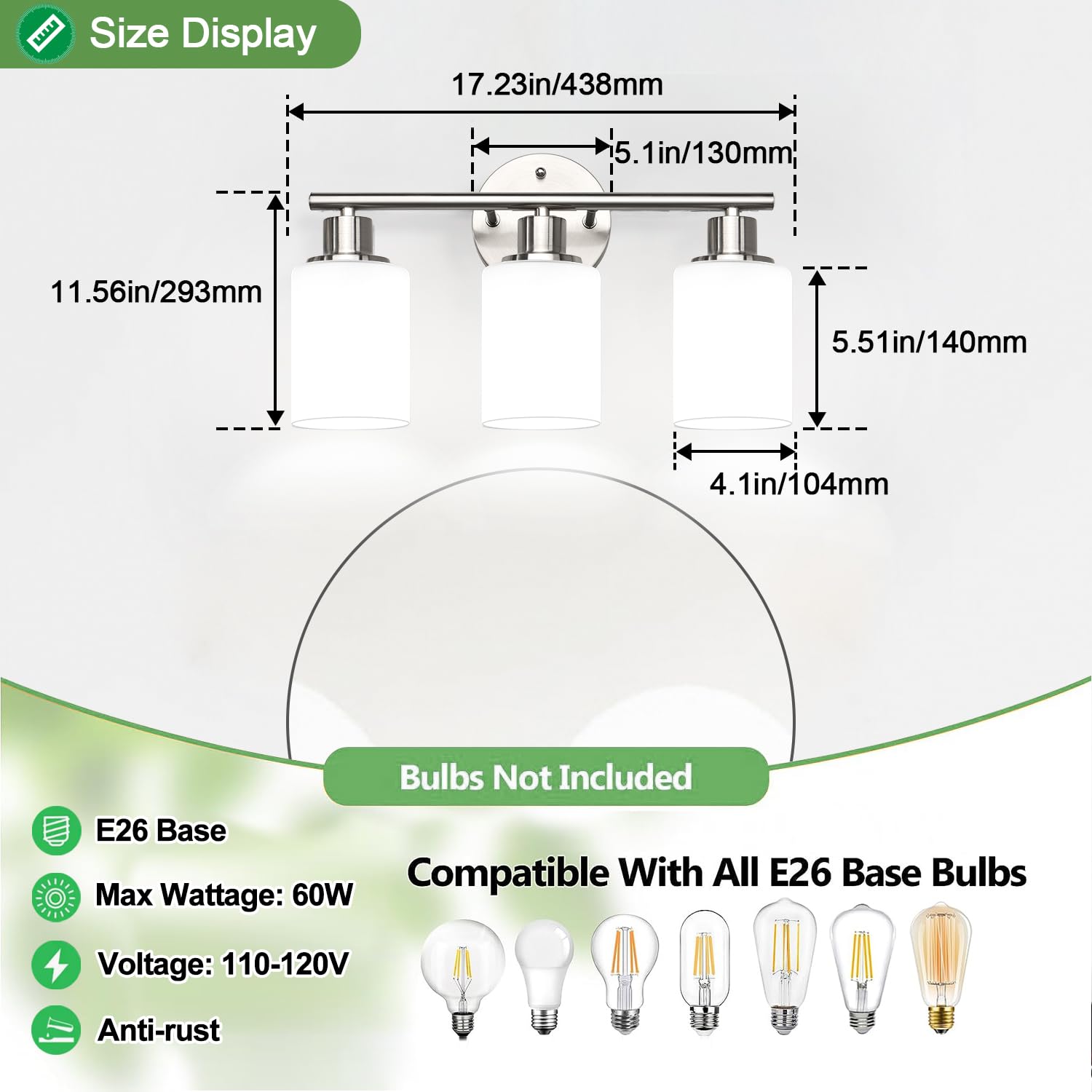 Zarbitta farmhouse style light adds modern charm to any room.