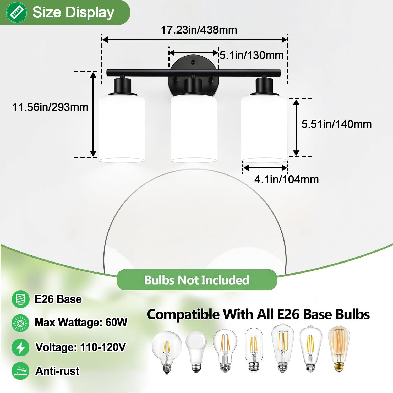 Zarbitta open-bottom shade for easy bulb replacement.