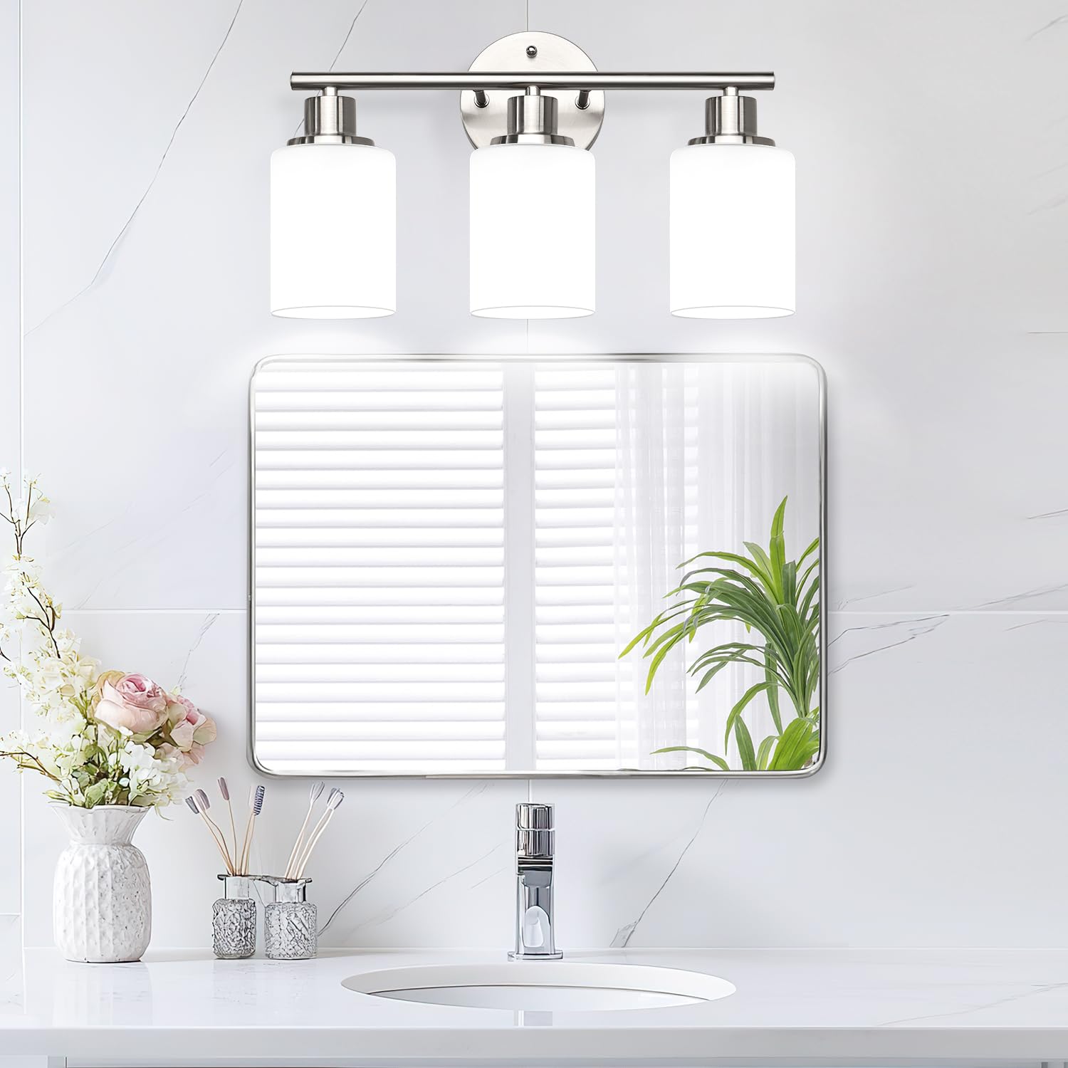 Zarbitta reversible mounting allows upward or downward installation.