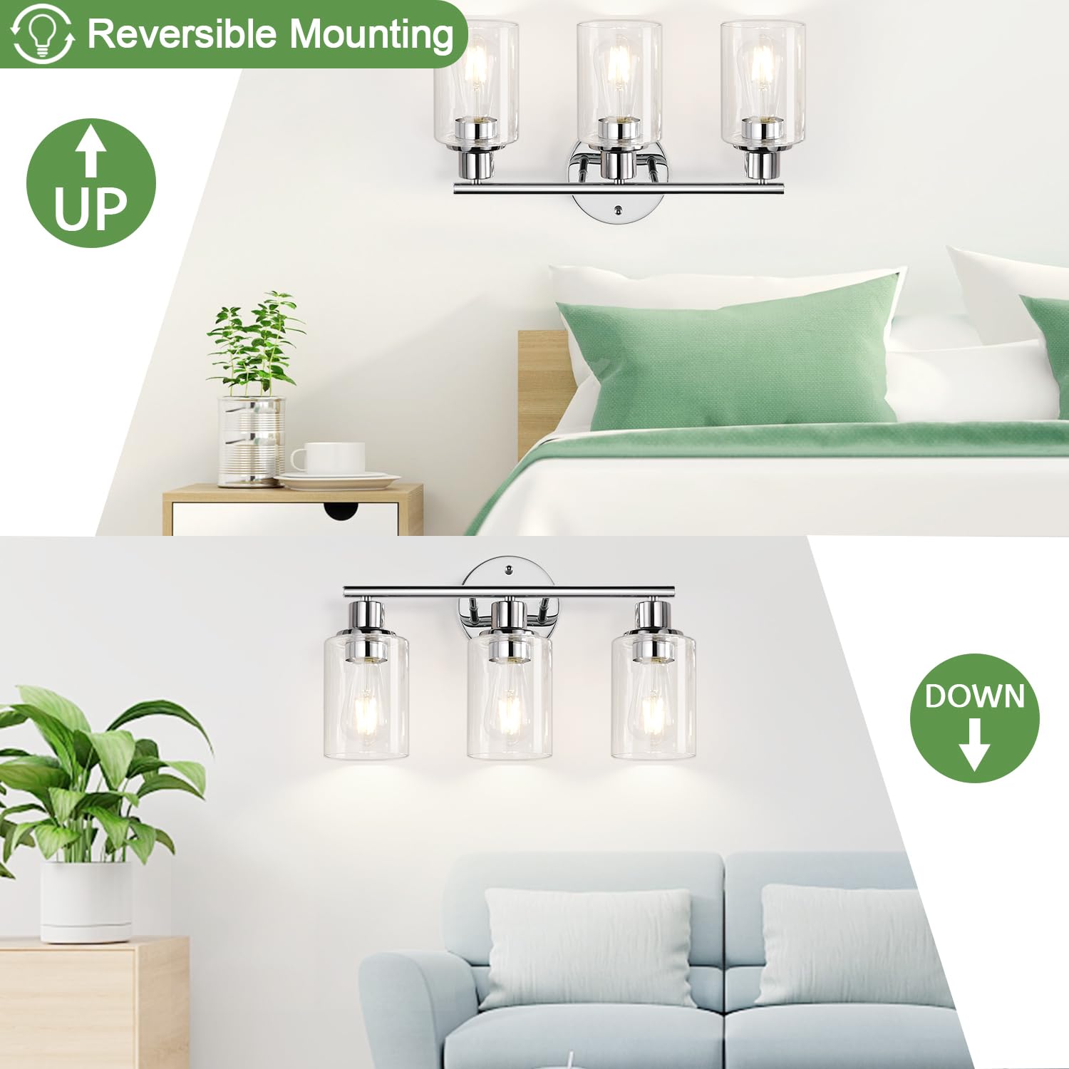 Zarbitta scratch and tarnish-resistant finish keeps the fixture pristine