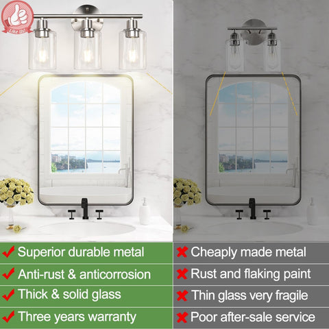 Zarbitta wall light by mirror or in kitchen and bedroom spaces