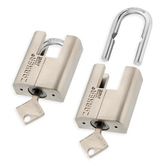 Zarker J45S keyed-alike padlocks in a 2-pack for convenient access