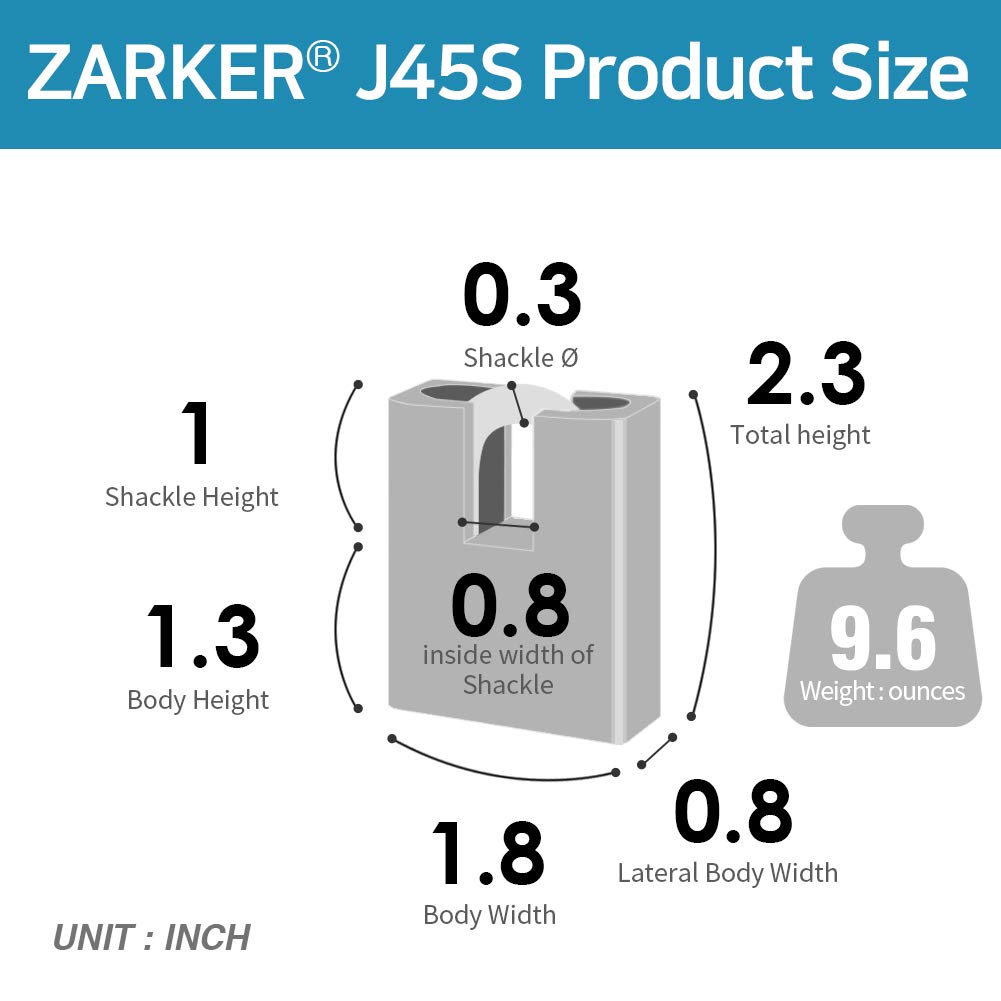 Zarker J45S rustproof body withstands harsh weather