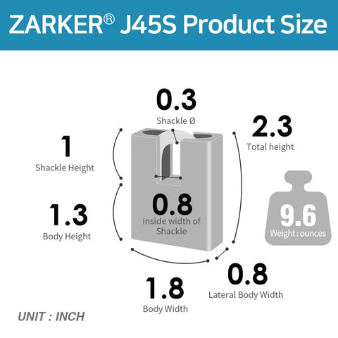 Zarker J45S rustproof body withstands harsh weather
