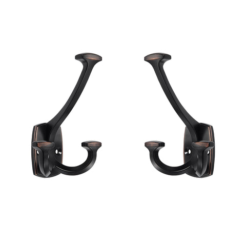 ZAUYX large wall double-sided hook design for space saving and organized entryways.