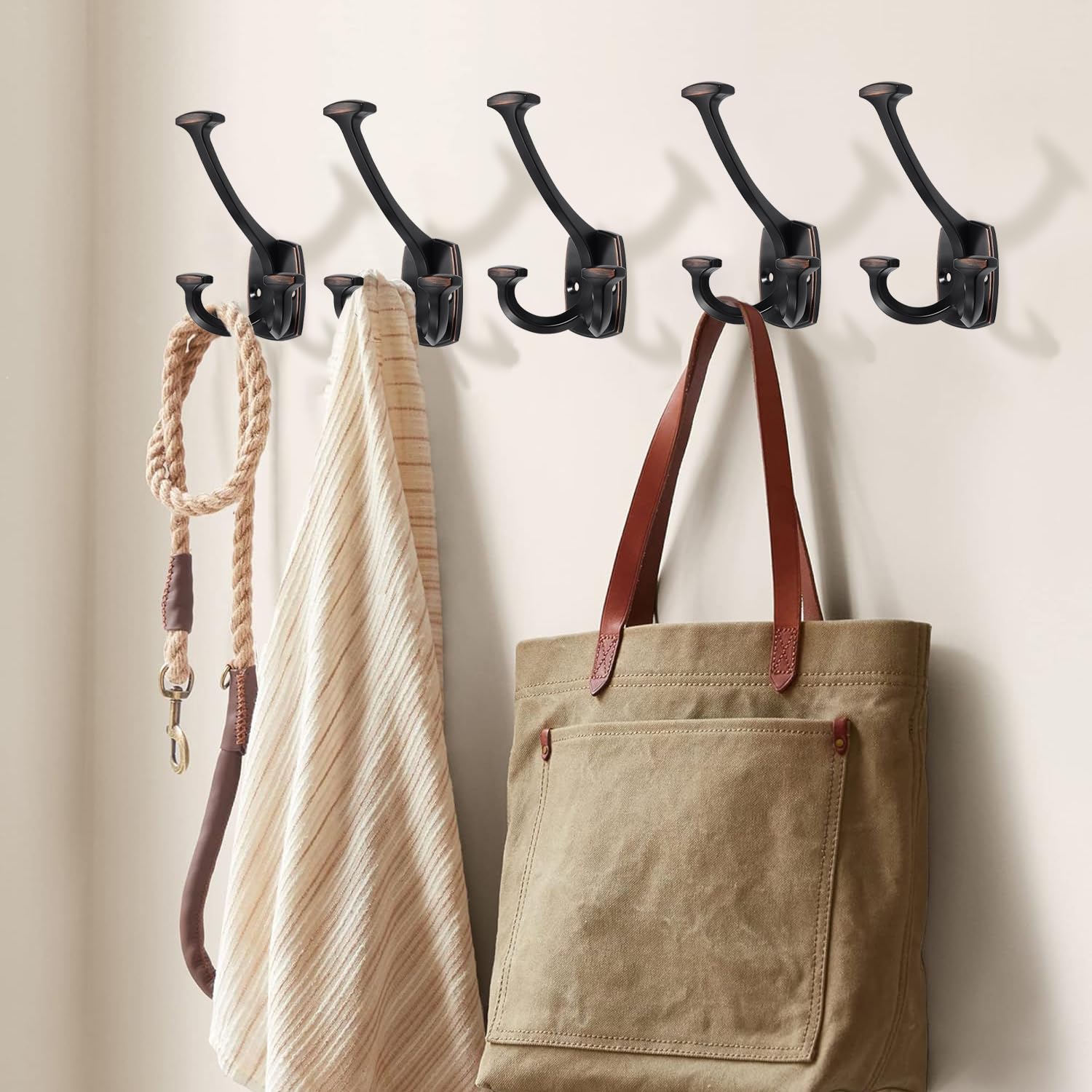 ZAUYX modern decorative design fits coats towels bags and more.