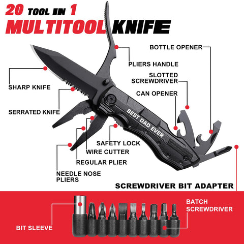 ZAVIT multitool in 440C stainless steel, built for strength and durability.