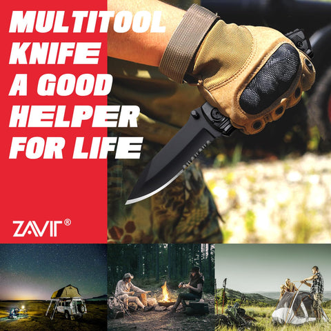 ZAVIT nylon pouch included for easy carry and organized storage.