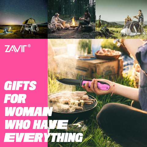 ZAVIT P-ink multitool knife safety latch and ergonomic handle.