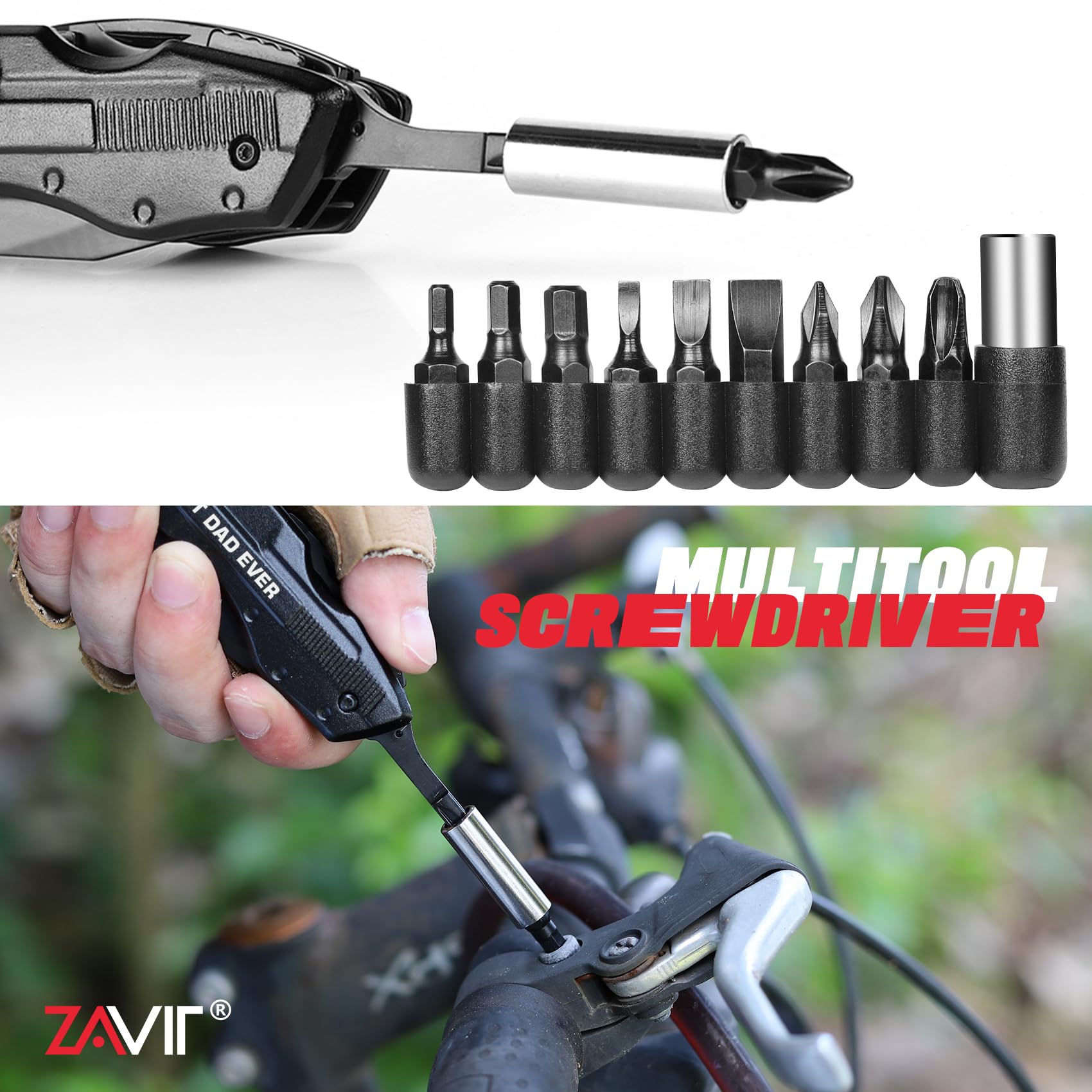 ZAVIT safety latch keeps blade secure during use for safe handling.