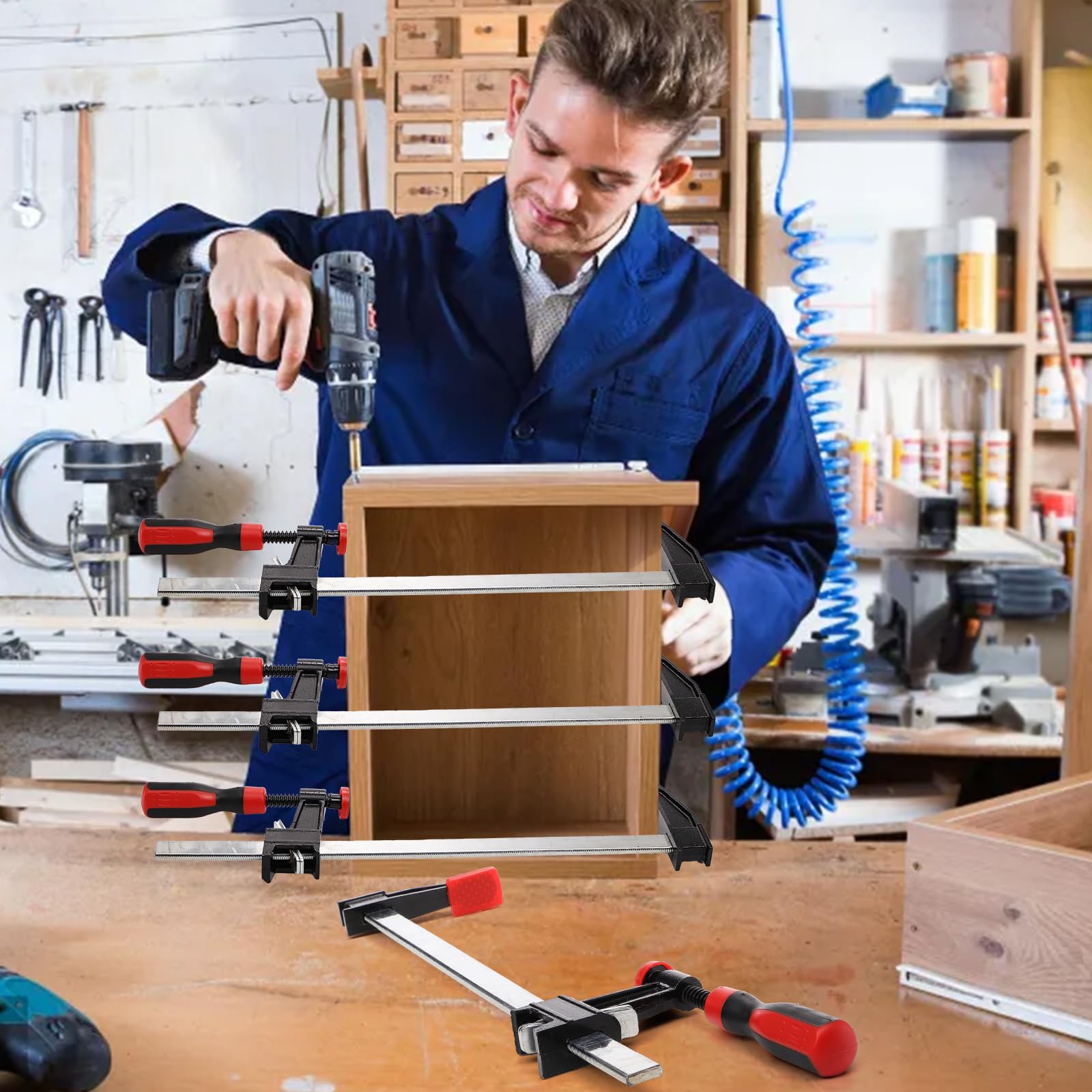 ZAVOOS hardened steel jaws resist impact on tough jobs.