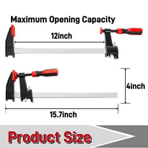 ZAVOOS bar clamp quick-release latch speeds setup.