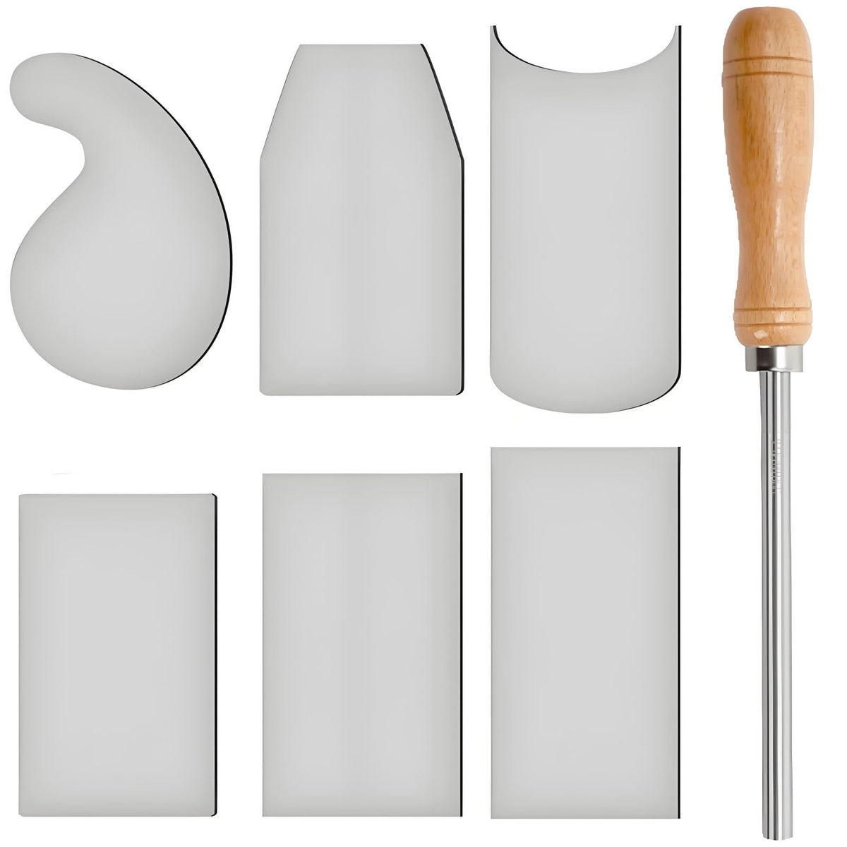 ZAVOOS cabinet scraper rectangle blade for flat surfaces and smooth finishes.