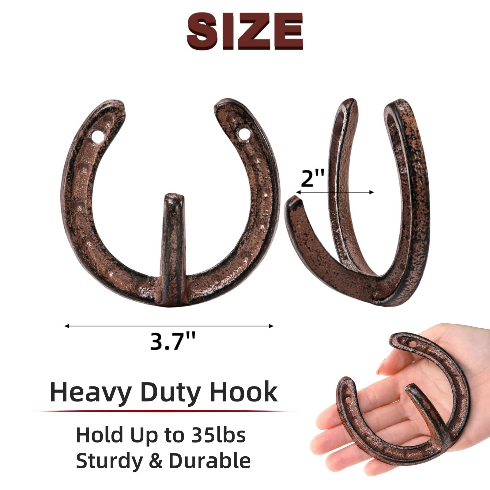 ZAVOOS wall mount coat hook pack for quick, organized entryways.