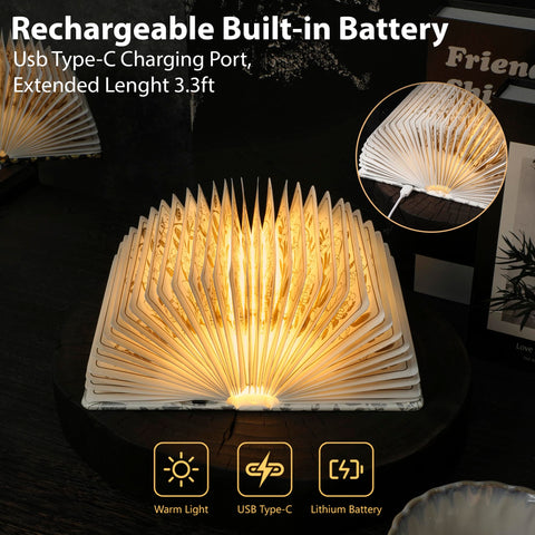 ZBOLE 1200mAh battery enables cordless use in bedrooms and camps.