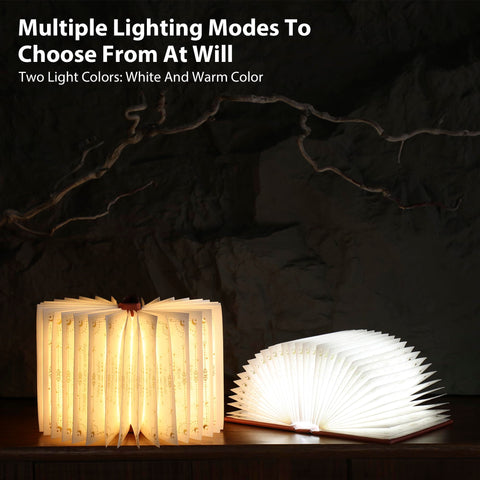 ZBOLE Magic Truth Book Light breathing mode provides gradual, soothing illumination.
