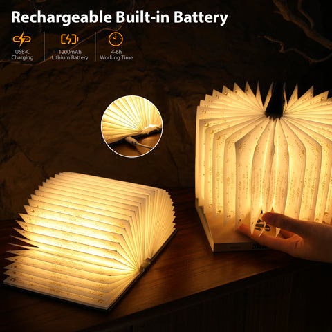 ZBOLE Magic Truth Book Light breathing mode offers gentle ambience