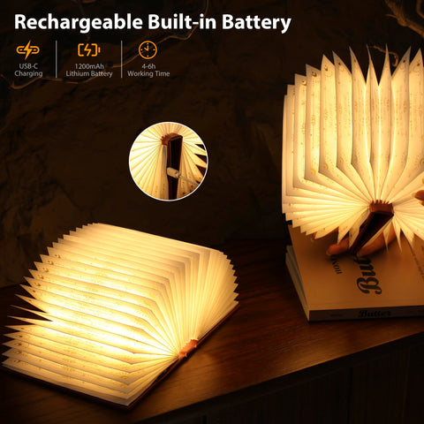 ZBOLE Magic Truth Book Light offers cool white ambience for study or detail work.