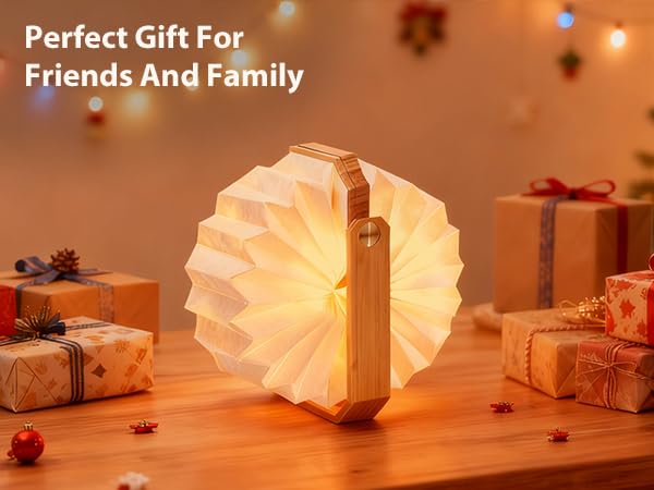 ZBOLE Portable Bamboo Lamp extended into lantern shape for outdoor use.