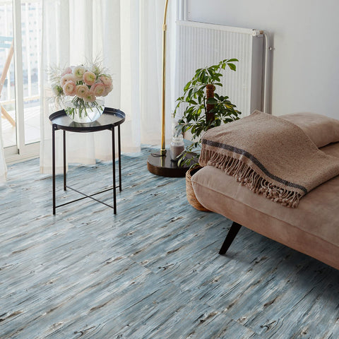 ZBSKJ wood grain vinyl flooring roll adds warm natural aesthetics.