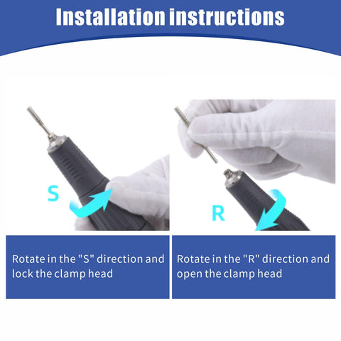 Compact Marathon-4 design supports 2.35mm accessories for intricate work