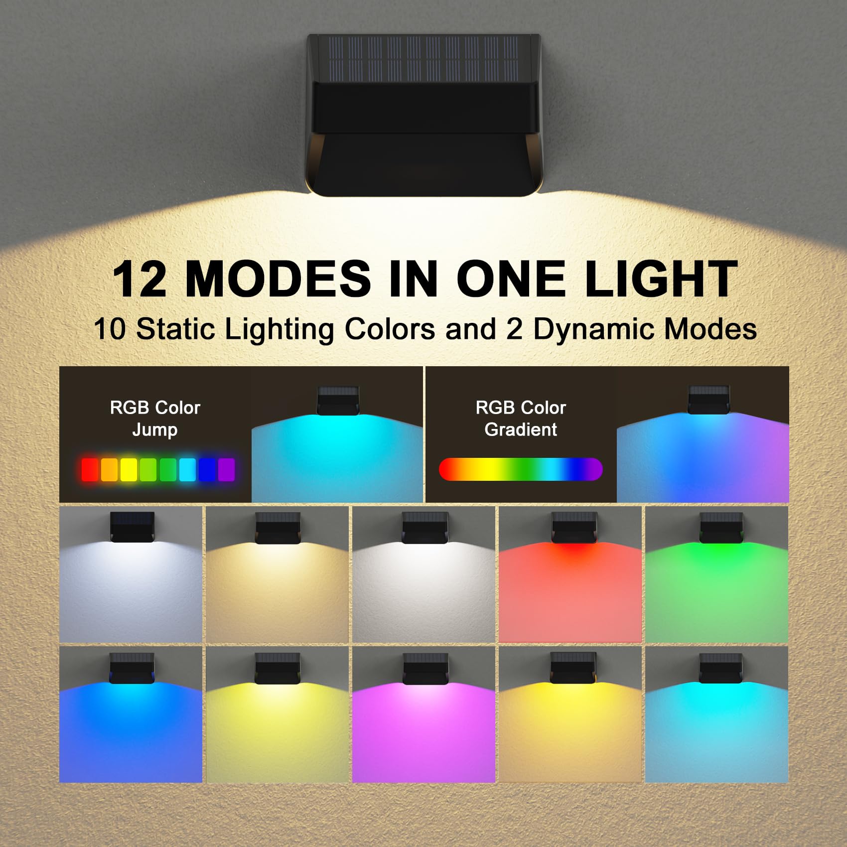 ZCXLIGHT easy-install fence light for quick setup on steps or rails