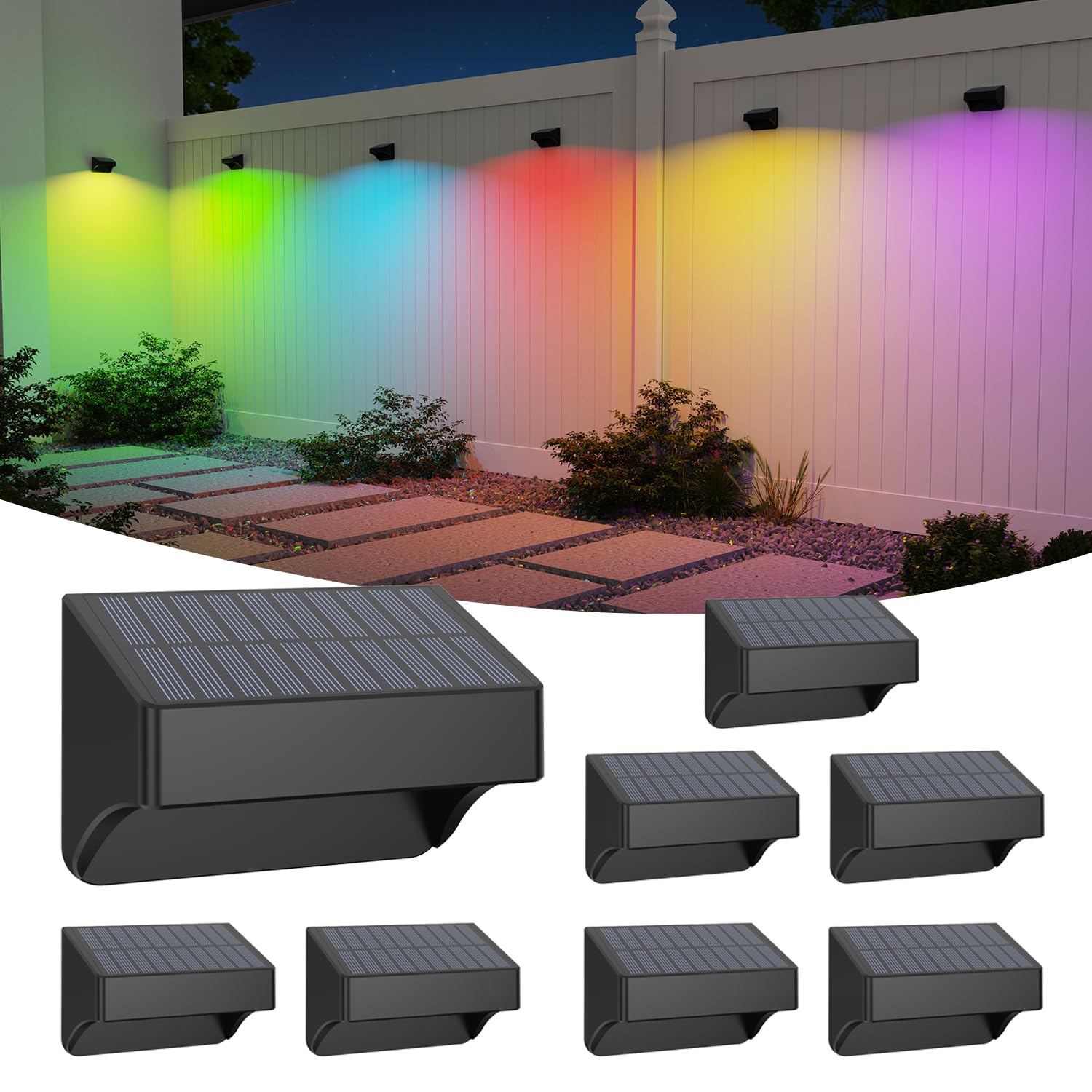 ZCXLIGHT solar fence light wall-mounted for durable outdoor illumination.