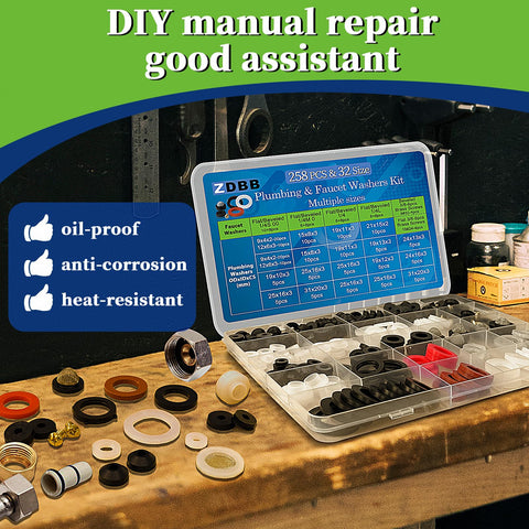 ZDBB washers, flat and beveled, for precise leak sealing options.