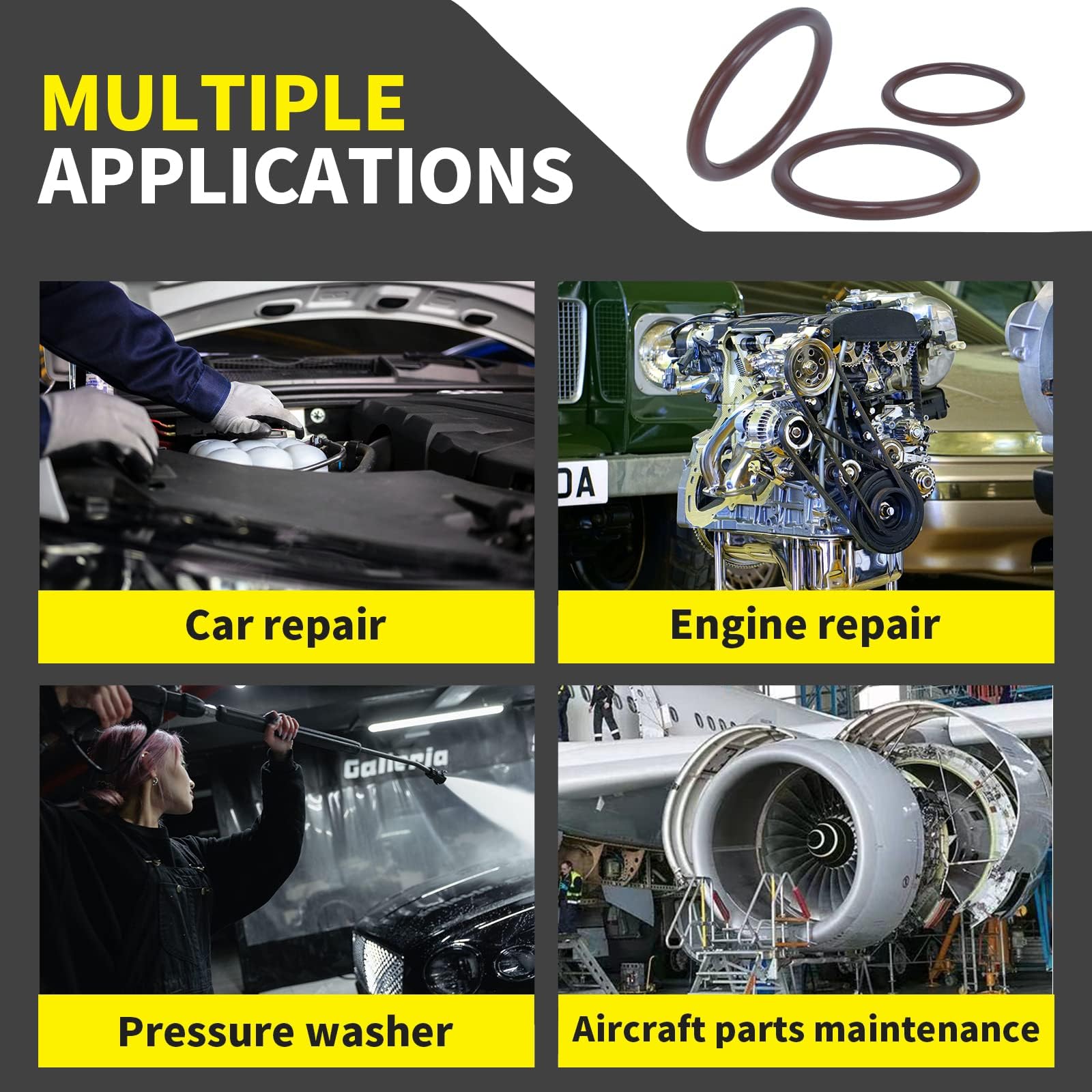 ZDBB SAE AS568 compatible O-rings for precision hydraulic and pneumatic projects.