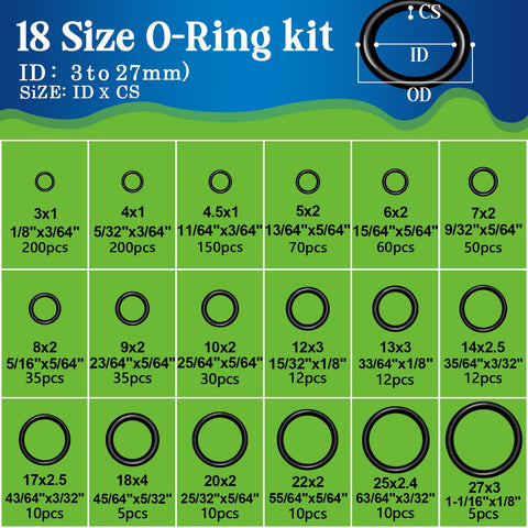 Flat and beveled washers assortment for faucet seal repairs