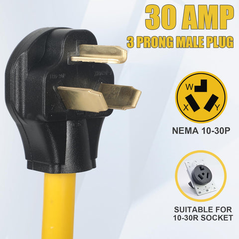 ZDHQLHJ NEMA 14-30R connector detail for reliable connection