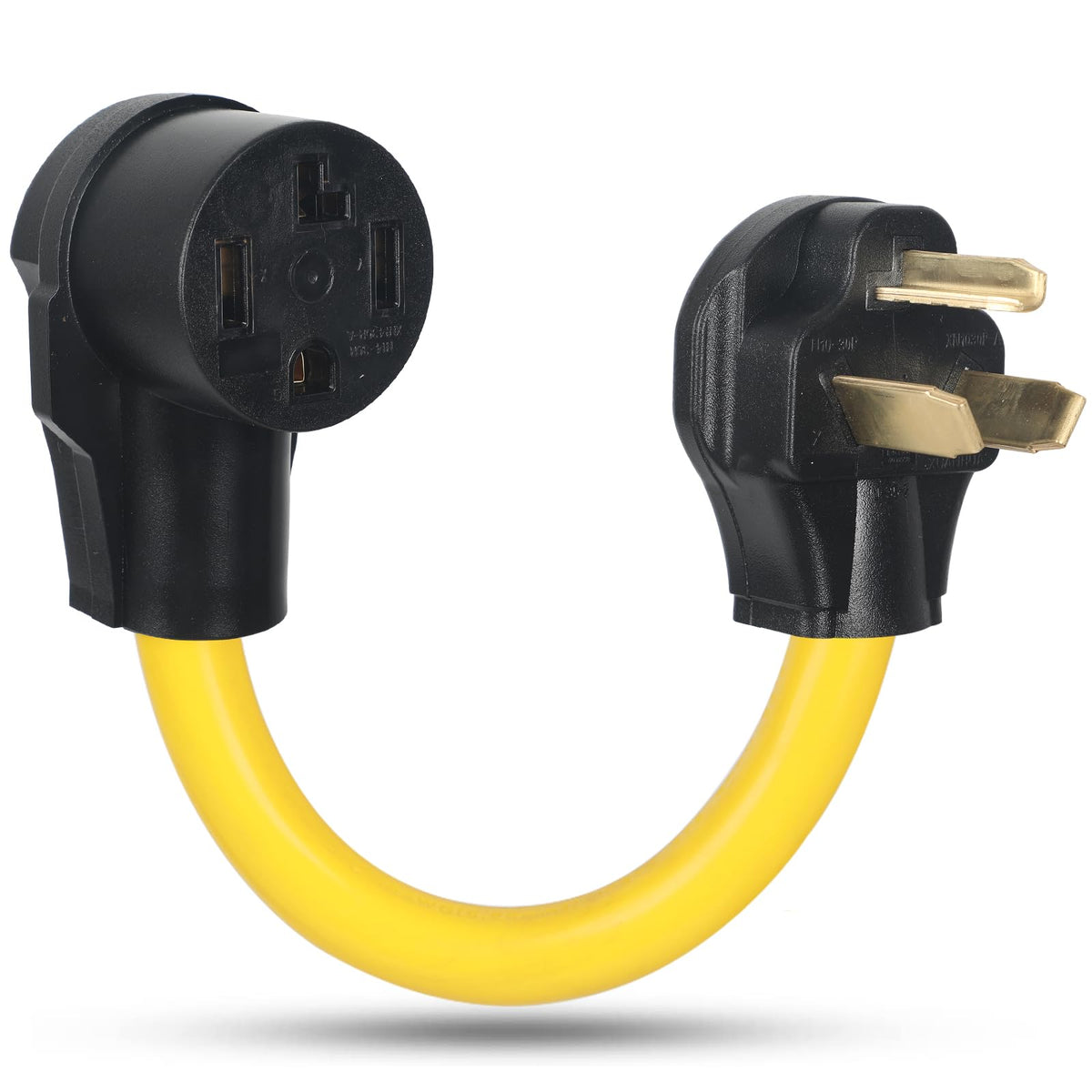 ZDHQLHJ dryer adapter angle view with durable copper contacts for stable power