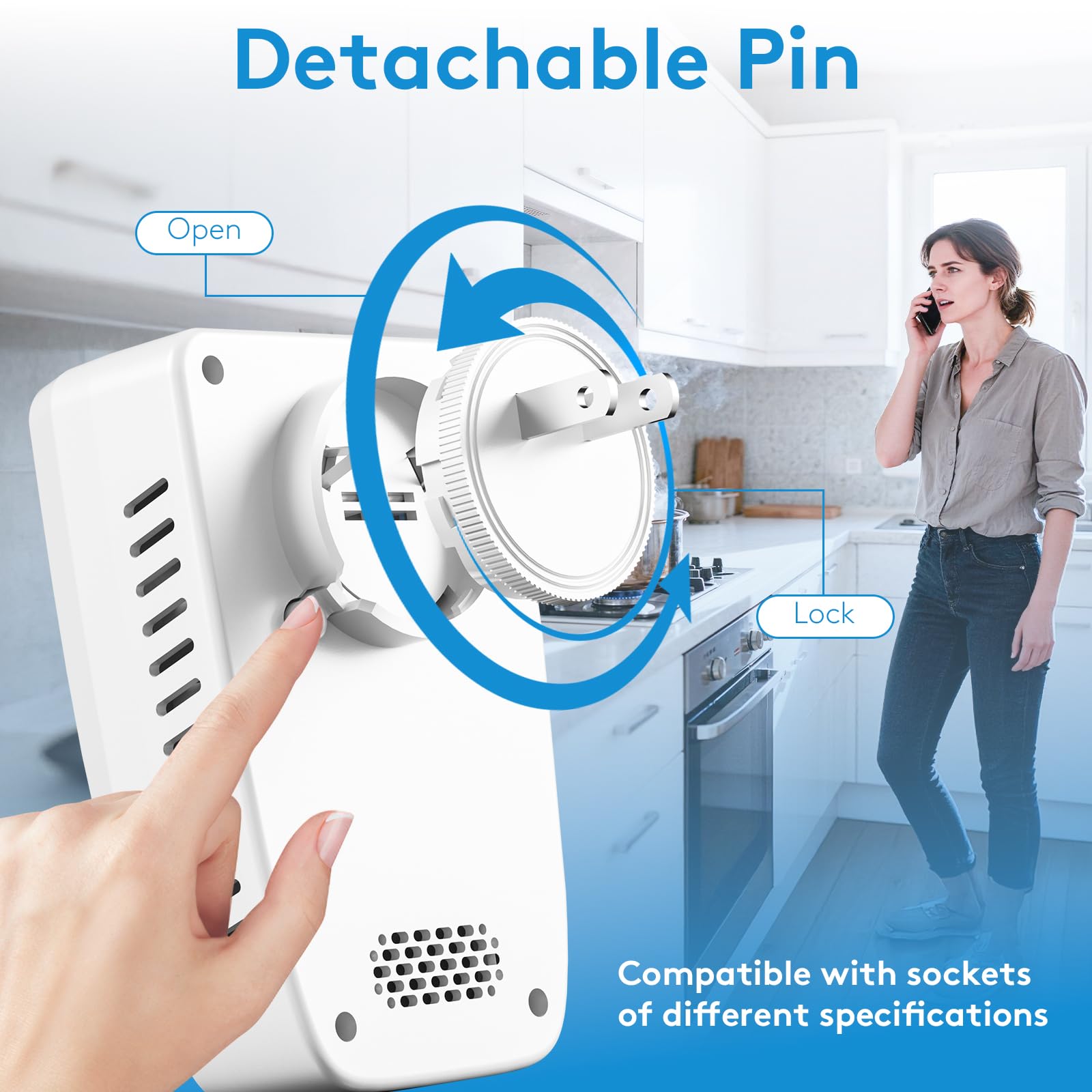 zealme portable detector ideal for trips in hotels or RVs.