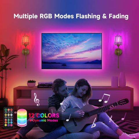 ZEBALINE remote control shows color temperature and brightness adjustments