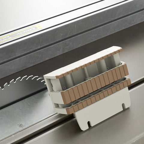 Zebekk push block compatible with table saw router jointer and band saw