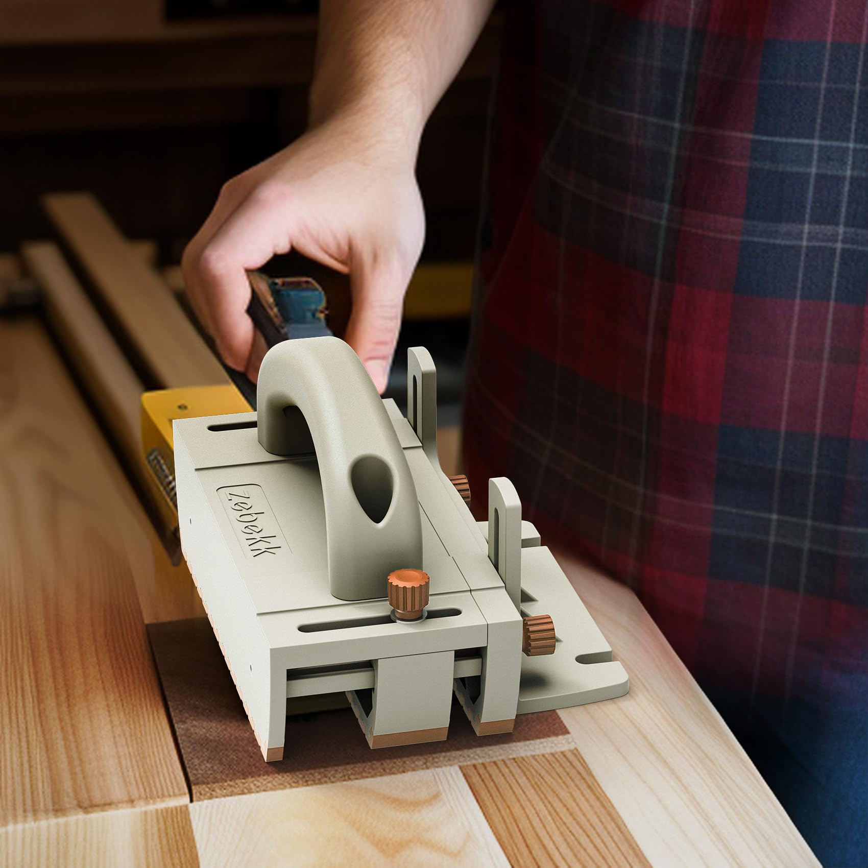 Zebekk push block enhances safety and reduces kickback risk
