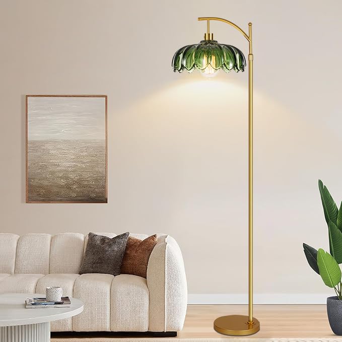 ZECOXOL dimmable floor lamp offers 3000K-6000K warmth for reading and relaxation.