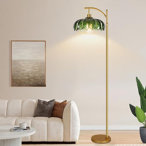ZECOXOL dimmable floor lamp offers 3000K-6000K warmth for reading and relaxation.