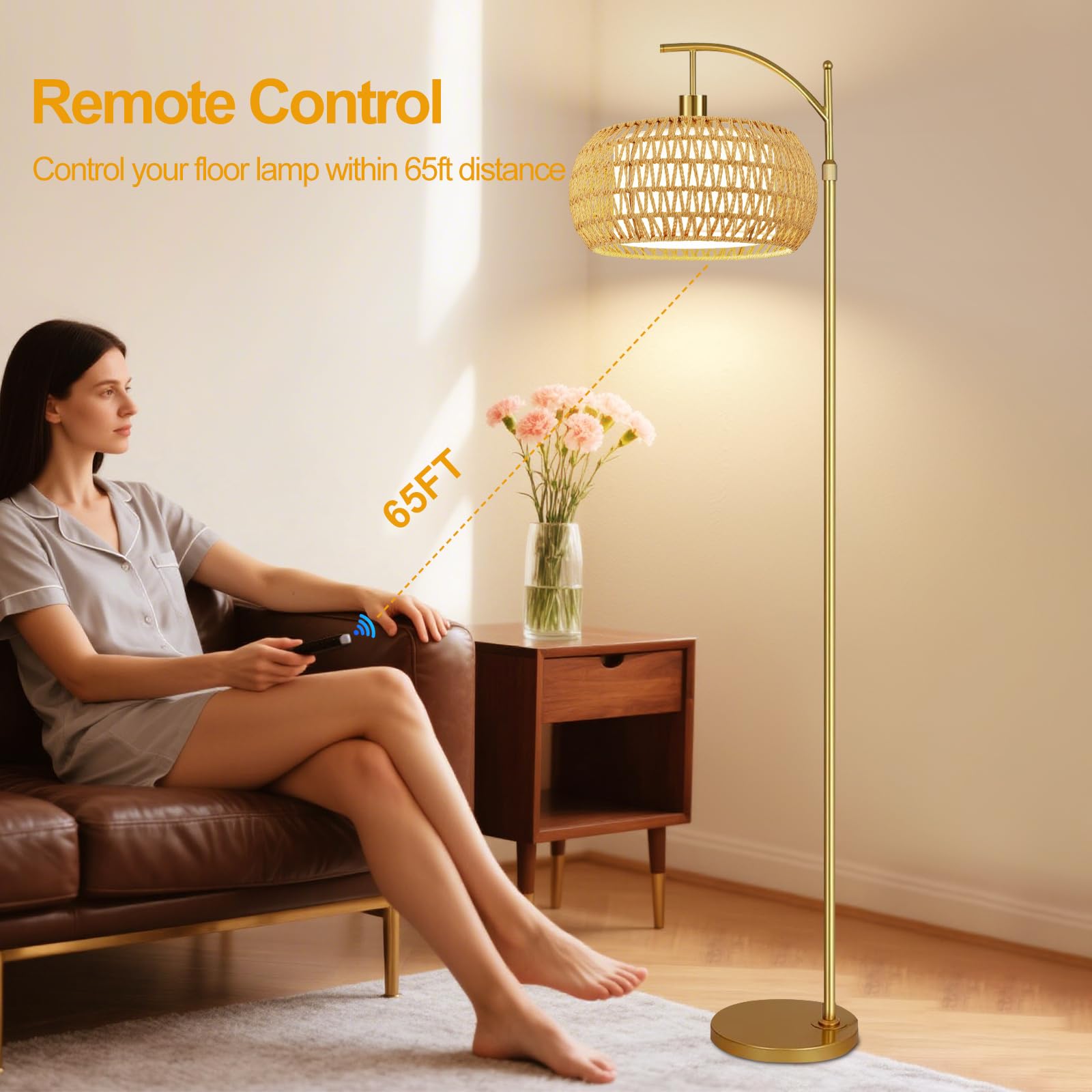 ZECOXOL lamp offers 3000K-6000K color temperatures for ambiance.