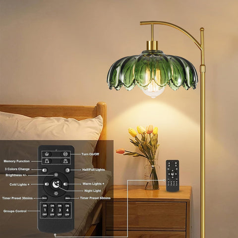 ZECOXOL living room accent lamp creates statement lighting for parties.