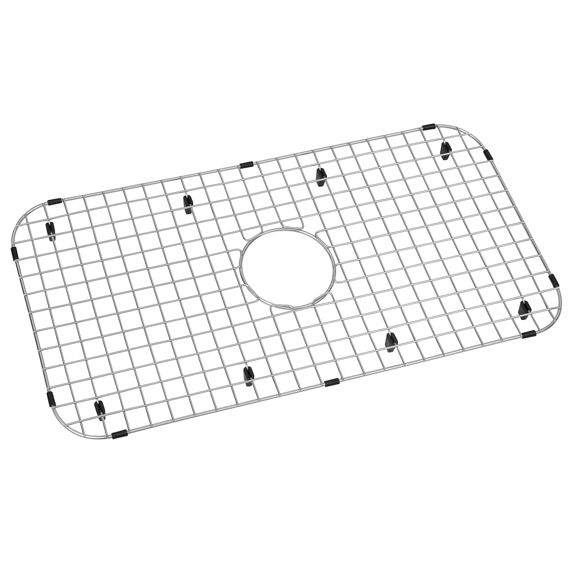 Zeesink kitchen sink grid with center drain fits 27-13-16x14-5-16 sinks and promotes drainage.