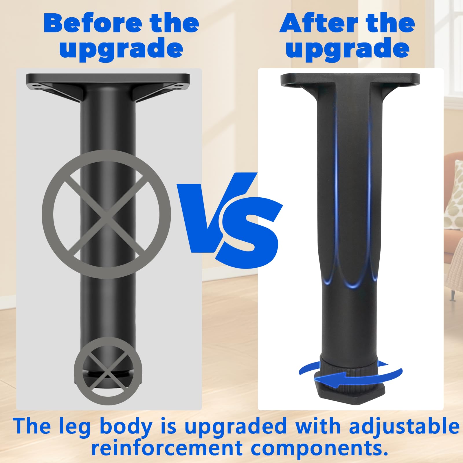 Zefphxs expanded base increases stability for larger beds