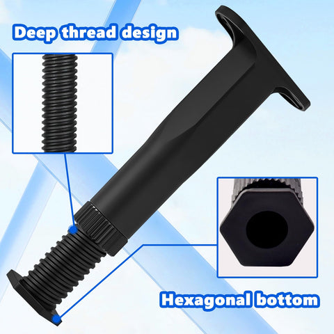 Zefphxs heavy-duty PP material bed legs for durability and stability