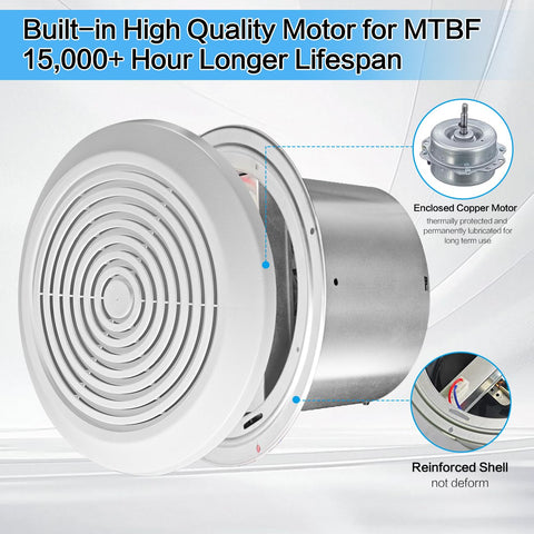Zeikiwe V2262-50 through-wall vent ready for space-saving installation.