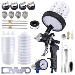 Zeinlenx HVLP spray gun aluminum body for durable, comfortable painting sessions.
