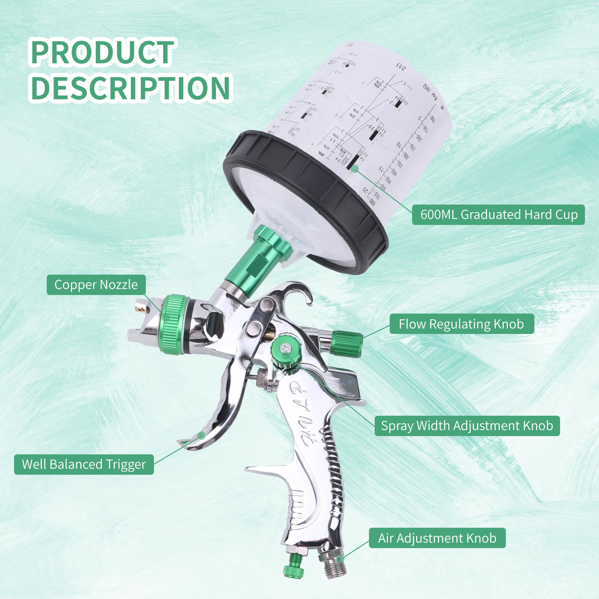 Zeinlenx disposable cups enable quick, clean spraying with less cleanup