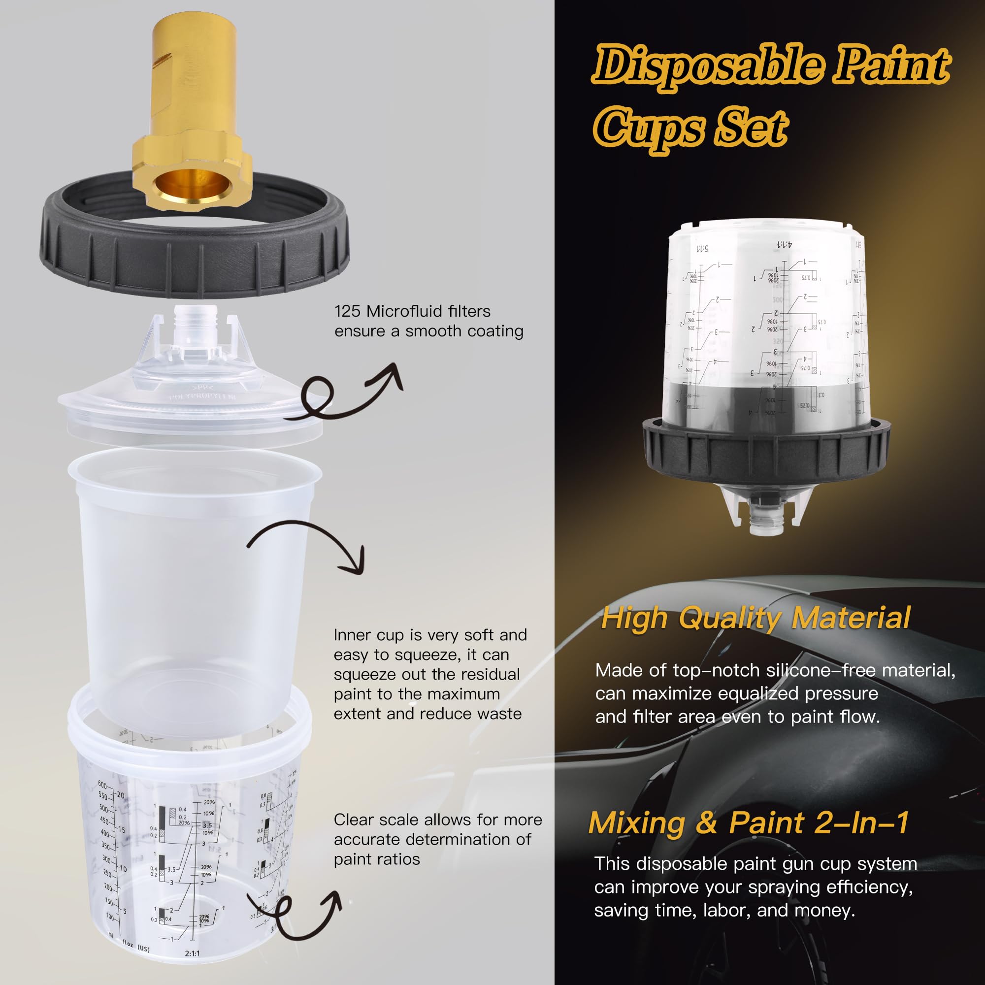 Zeinlenx 1-4mm nozzle detail for fine base coats