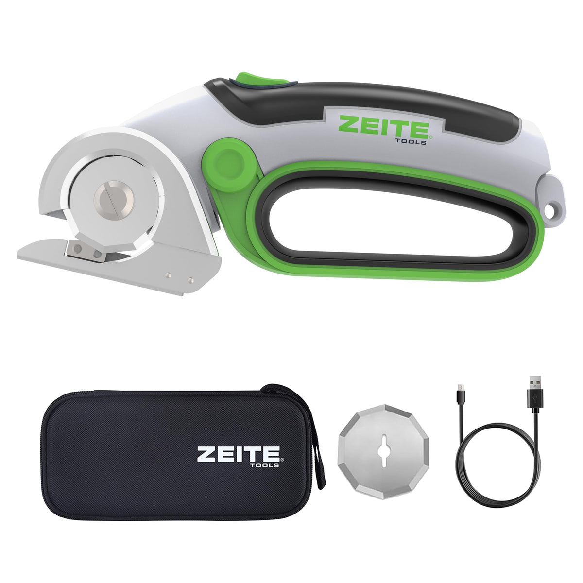 ZEITE 4V cordless electric scissors cutting cardboard for packaging tasks